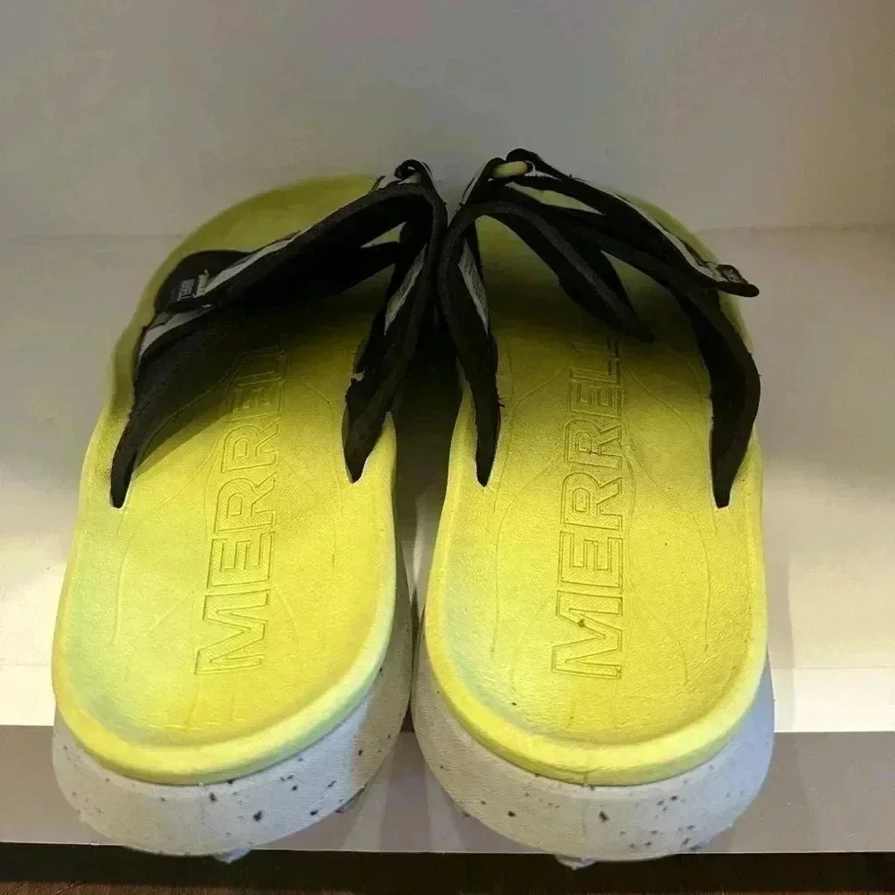 Merrell Mens Hut Ultra Slide Size US 13 Slip-On Slide Sandals Black J004941 - Picture 3 of 6